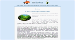 Desktop Screenshot of akvarijni.cz